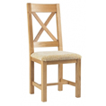 Corndell Country Oak Cross Back Chair OR955